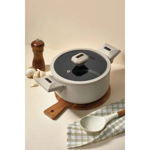 Cristel Titanyum Tencere 20 cm - Krem
