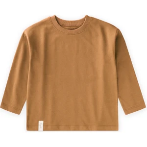 Mevsimlik Basic T-Shırt 8-14 Yaş Camel