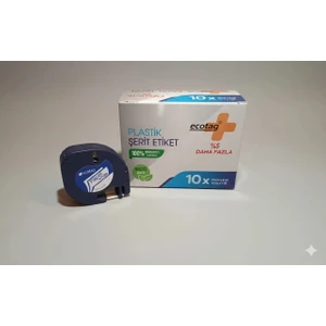 Kağıt Şerit Etiket 12 mm x 4 mt