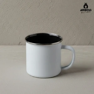 Crispella Emaye Kupa Bardak – Beyaz