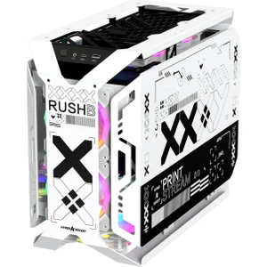Hyper Rocket X-ERA Print Stream M-ATX 6 Argb Fan Open Frame Oyuncu Kasası
