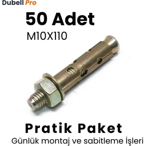 Gömlekli Çelik Dübel M10X110