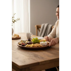 Akasya 30 cm Dönerli Sunum Tabağı