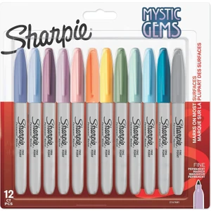 Fine Permanent Markör, Mystic Gems, 12'li Paket