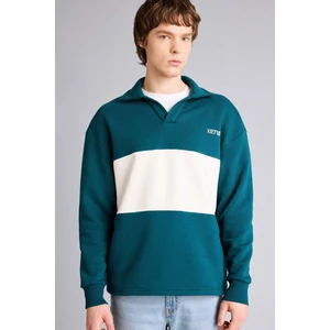 Boxy Fit Polo Yaka Sweatshirt H5225AX26SP