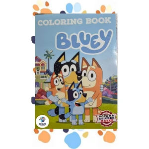 Bluey Boyama Kitabı Stickerlı Maskeli