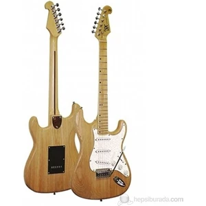 Stratocaster Elektro Gitar (Vintage Naturel)