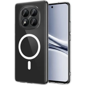 Xiaomi Redmi Note 15 Pro Plus Kılıf Magsafe Clear Sararmaz Şeffaf