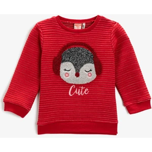 İşlemeli Sweatshirt