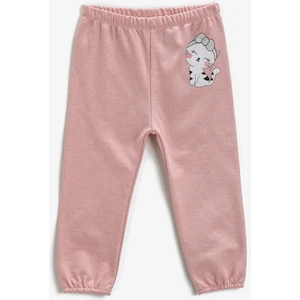 Baskılı Eşofman Altı Beli Lastikli