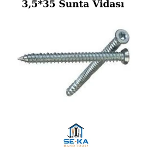 Seka Hand Tools 3,5*35 Sunta Vidası 50 Adet