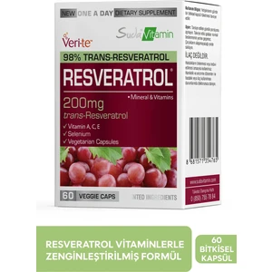Vitamin Resveratrol 60 Bitkisel Kapsül