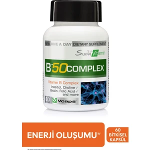 Suda Vitamin B-50 Complex 60 Bitkisel Kapsül