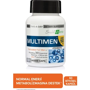 Suda Vitamin Multimen 50+ 50 Kapsül