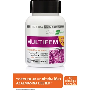 Suda Vitamin Multifem 50+ 50 Kapsül