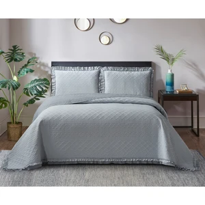 Roma Tek Kişilik Yatak Örtüsü - Gri