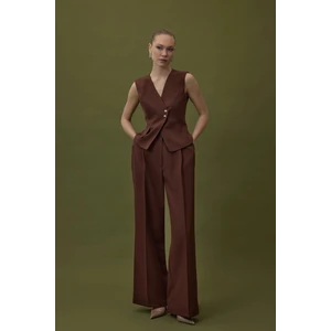 Sofia Palazzo Pantolon - Kahve