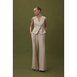 Sofia Palazzo Pantolon - Bej