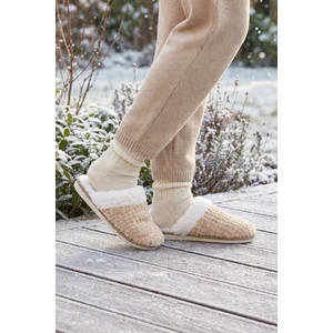 Kışlık İçi Peluşlu Kadın Ev Terlik