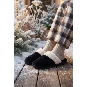 Kadın Kışlık Rahat Taban Ev Bahçe Peluşlu Terlik