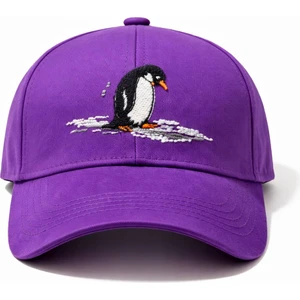 SF Collection Nihilist Penguen Nakışlı Basic Unisex Spor Şapka