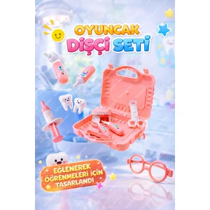 Çantalı Diş Doktoru Seti - Pembe