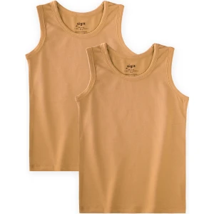 Ikili Geniş Askılı Atlet 2-11 Yaş Camel