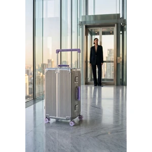 Boxy Pc Policarbon Orta Boy Valiz Silver-Mor