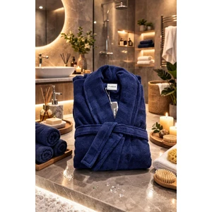Navy Comfort Bornoz Lacivert  L Beden