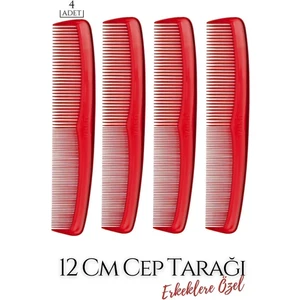 Creatividad Solutions 12 cm Erkek Cep Tarağı 4 Adet 718894