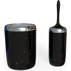 Lima Krom Dekorlu 2'li Set - Siyah & Krom