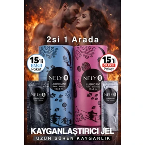 Duo Çilek + Sade  Jel 5ml x 15 Adet 2 Kutu