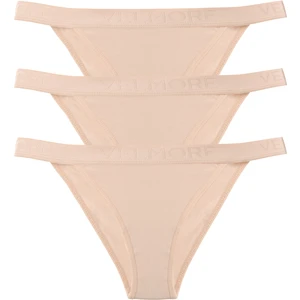 Kadın 3’lü Pamuklu Normal Bel Slip Külot