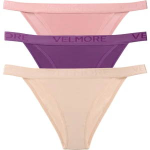 Kadın 3’lü Pamuklu Normal Bel Slip Külot