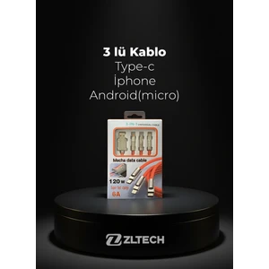 Lightning Type-C Micro Çoklu USB Kablo