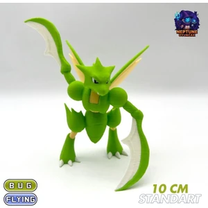 #0123 Scyther Pokemon Figürü