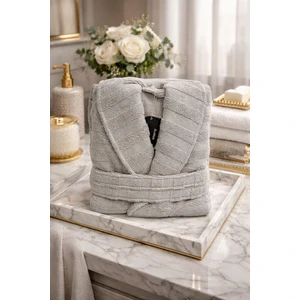 Opulent Touch Bornoz Gri L Beden