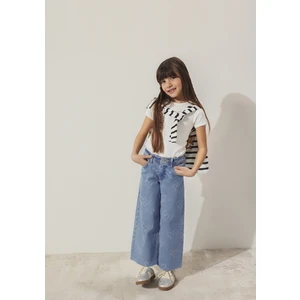 Fitilli Ekru Basic Tişört 7610260-70057