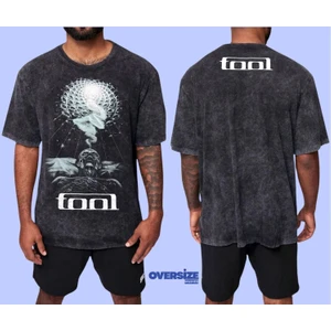 Yıkamalı Over Size Tişört Xl