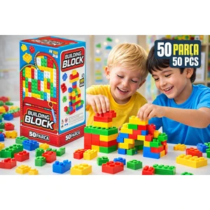 50 Parça Yapı Blok Seti Yapı Oyuncak