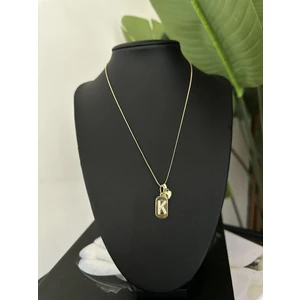 Çelik Harf Charm Kolye