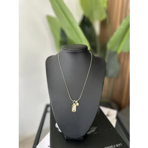 Çelik Harf Charm Kolye