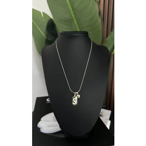 Çelik Harf Charm Kolye