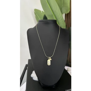 Çelik Harf Charm Kolye