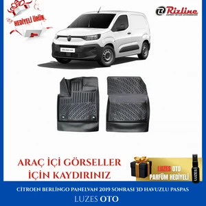 Citroen Berlingo Panelvan 3D Havuzlu Paspas 2025 Model Uyumlu