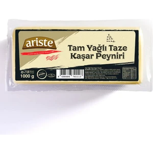 Tam Yağlı Taze Kaşar Peyniri 1000 gr