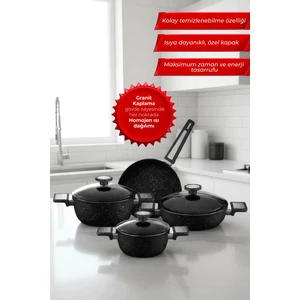 Vortex Galaxy 7 Parça Tencere Tava Seti