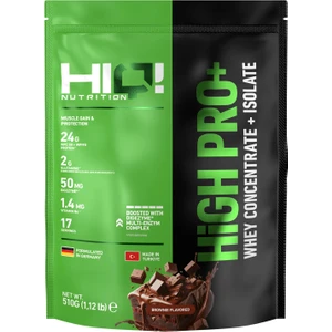 HIQ Nutrition High Pro+ 510GR Brownie Flavored