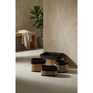 Nordic 4 Lü Bambu Sepet Seti