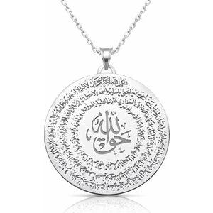 DMR Elegance Gümüş El Hakkanî Mührü Bayan Kolye